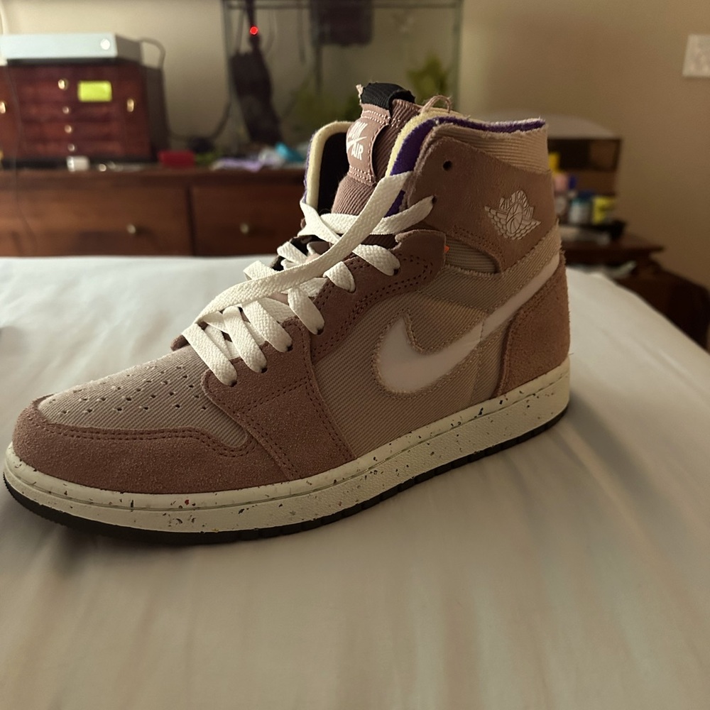 Air jordans. Only wore once. Size 8. Really comfortable and cute.